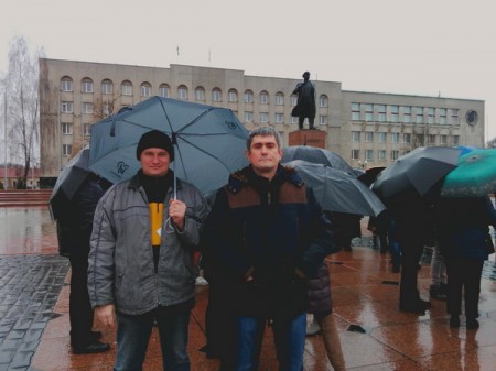 В Гродно участники митинга ИП призвали власти не вводить принудительно банковские терминалы (фото)