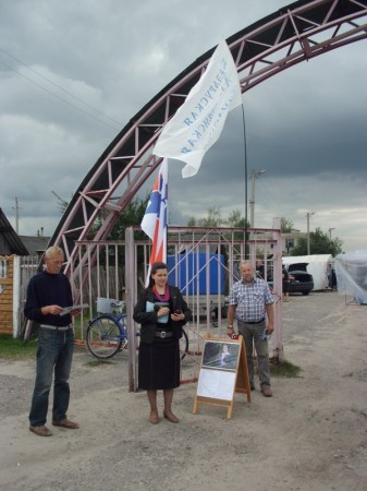 В Хотимске только два места разрешены для пикетов, на одно из них кандидата от БХД не пустили (фото)