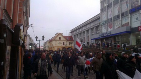 В Гродно на активистку БХД составили протокол за марш 19 февраля