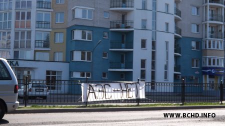 У Пінску пратэставалі супраць будаўніцтва Астравецкай АЭС (фота)