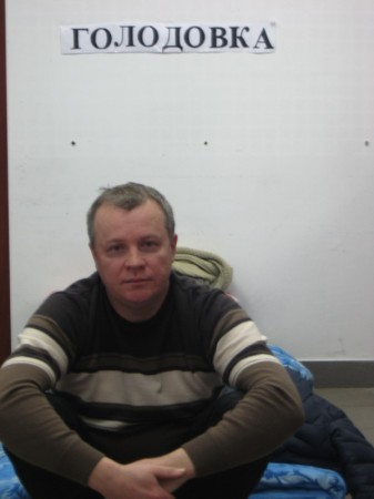 Витебский предприниматель объявил голодовку протеста (фото)
