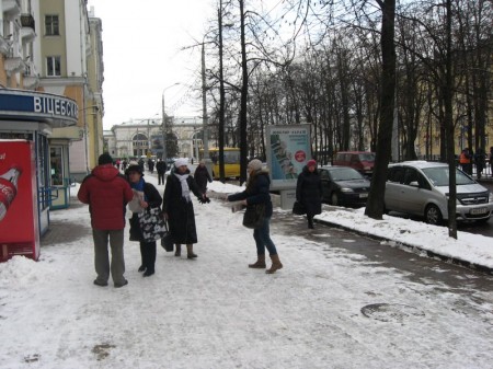 Витебск: Накануне Дня Воли "Народную волю" - людям (фото)