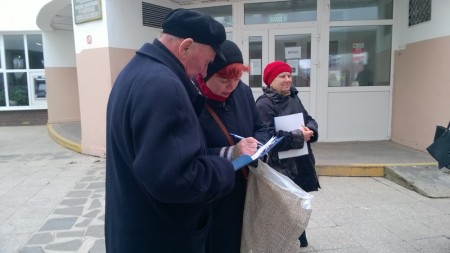 В минском Сухарево БХД начала сбор подписей за качественную медицину (фото)