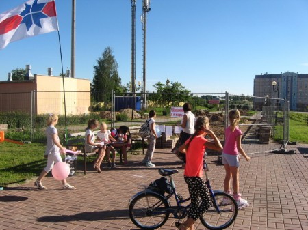 В витебском Билево прошел пикет детских мечтаний (фото)