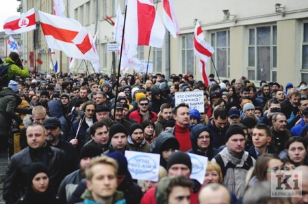 Марш нетунеядцев в Минске (фоторепортаж)
