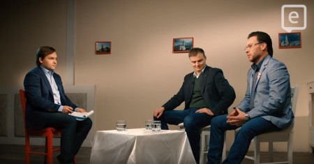 Дыскусія на Epramova Пятра Папраўкі і Юрася Меляшкевіча (відэа)