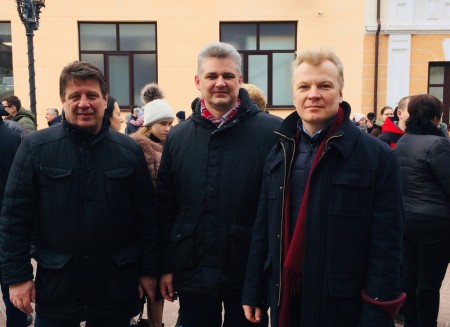 Лідары Правацэнтрысцкай кааліцыі ўзялі ўдзел у пратэстах супраць акумулятарнага завода ў Берасці